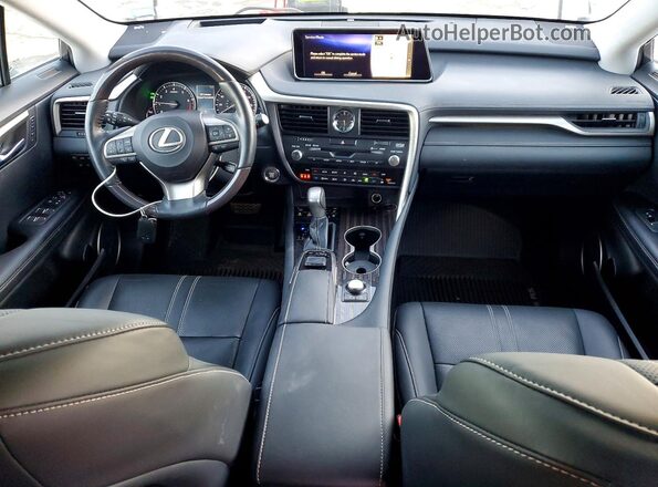 2T2BZMCA3KC205326 2019 LEXUS RX White Вид панелі приладів