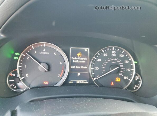 2T2BZMCA3KC205326 2019 LEXUS RX White Вид щитка приладів
