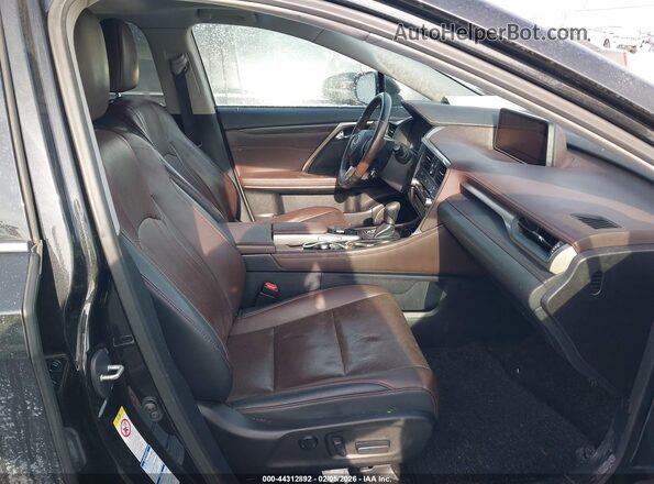 2T2BZMCA7GC053834 2016 LEXUS RX 350 Black Widok wnętrza z przodu