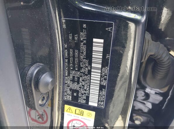 2T2BZMCA7GC053834 2016 LEXUS RX 350 Black Widok komory silnika