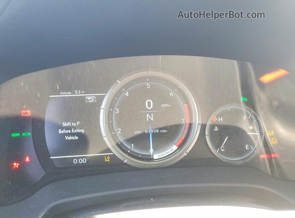 2T2BZMCA7JC156095 2018 LEXUS RX Tan Instrument cluster view