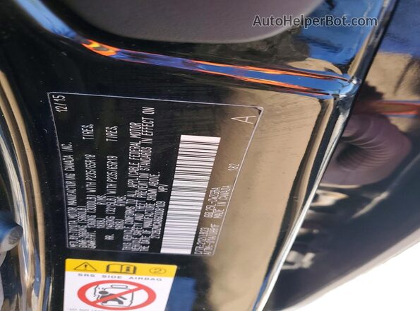 2T2BZMCA8GC008109 2016 LEXUS RX Черный Вид наклейки с VIN-кодом
