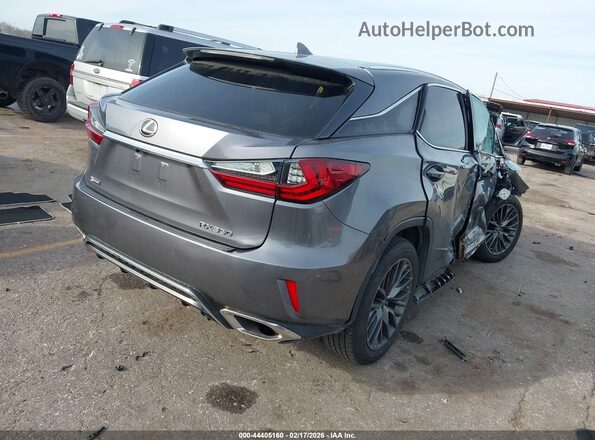 2T2BZMCA8JC138558 2018 LEXUS RX 350 Gray უკანა მარჯვენა