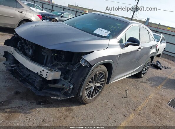 2T2BZMCA8JC138558 2018 LEXUS RX 350 Gray წინა მარცხენა ხედი სამი მეოთხედიდან