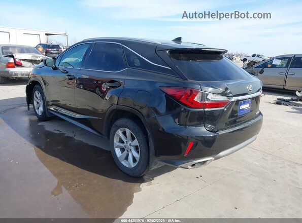 2T2BZMCA9GC009432 2016 LEXUS RX 350 Черный Задняя левая четверть