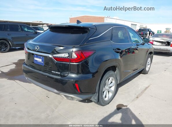 2T2BZMCA9GC009432 2016 LEXUS RX 350 Черный Задняя правая четверть