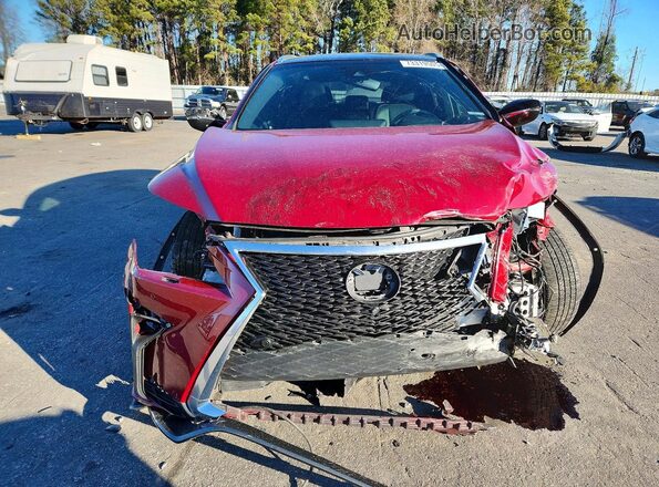 2T2BZMCA9JC155756 2018 LEXUS RX Burgundy წინა ხედი