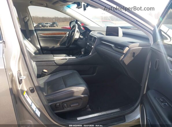 2T2BZMCA9KC183686 2019 LEXUS RX 350 Серый Вид салона спереди