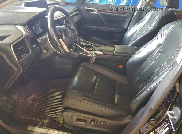 2T2BZMCAXGC033559 2016 LEXUS RX Black Вид салону спереду