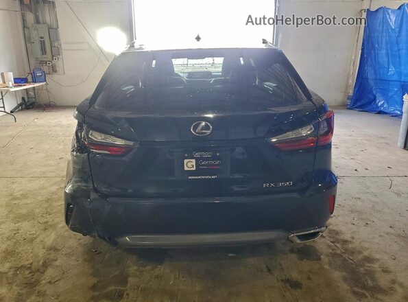 2T2BZMCAXGC033559 2016 LEXUS RX Black Вид ззаду