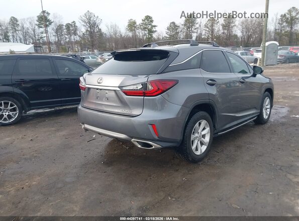 2T2BZMCAXHC105216 2017 LEXUS RX 350 Gray უკანა მარჯვენა