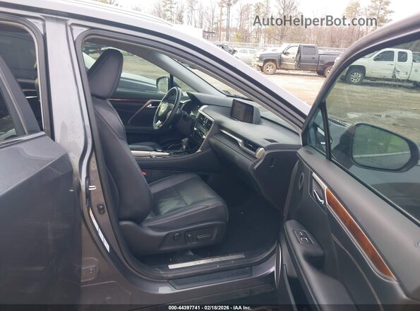 2T2BZMCAXHC105216 2017 LEXUS RX 350 Gray წინა სალონის ხედი