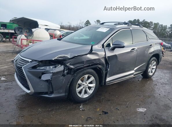 2T2BZMCAXHC105216 2017 LEXUS RX 350 Gray წინა მარცხენა ხედი სამი მეოთხედიდან