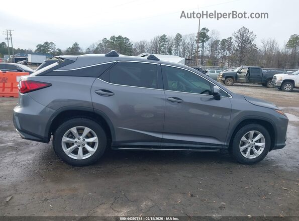2T2BZMCAXHC105216 2017 LEXUS RX 350 Gray უკანა სალონის ხედი