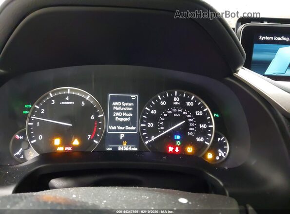 2T2BZMCAXHC115115 2017 LEXUS RX 350 White Widok tylnych siedzeń
