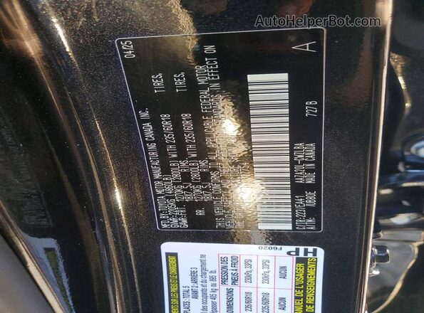 2T2GDCAZ0SC027754 2025 LEXUS NX Черный Вид подкапотного пространства