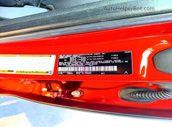 2T2GDCAZ1PC003051 2023 LEXUS NX Orange 