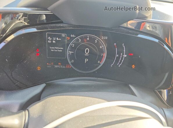 2T2GDCAZ4RC011177 2024 LEXUS NX Tan Instrument cluster view