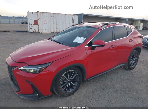 2T2GGCEZ2SC061759 2025 LEXUS NX 350 Red Передня ліва чверть