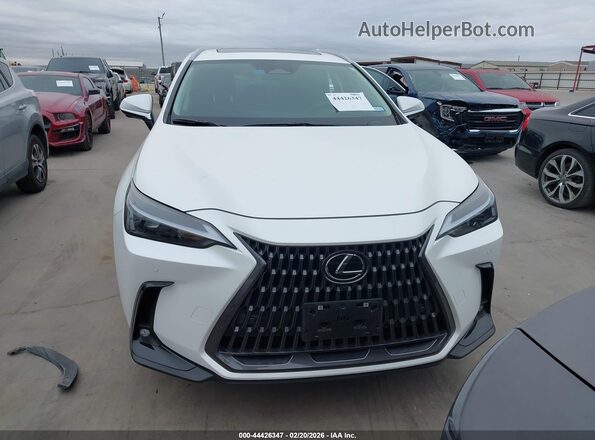 2T2GGCEZ3SC080577 2025 LEXUS NX 350 White ხელსაწყოთა პანელის ხედი