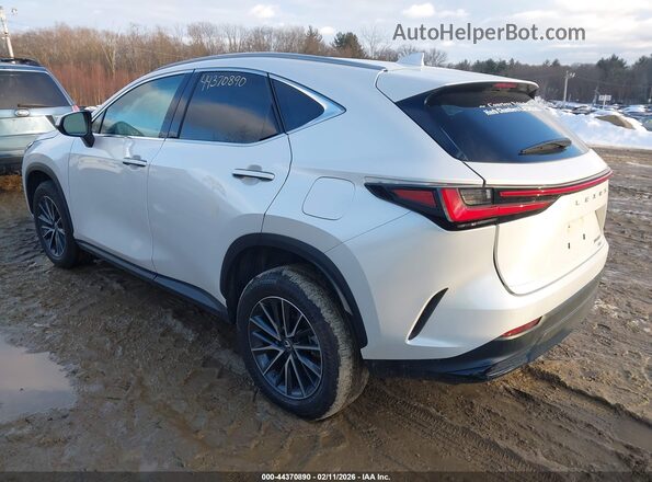 2T2GGCEZ7SC077861 2025 LEXUS NX 350 White უკანა მარცხენა