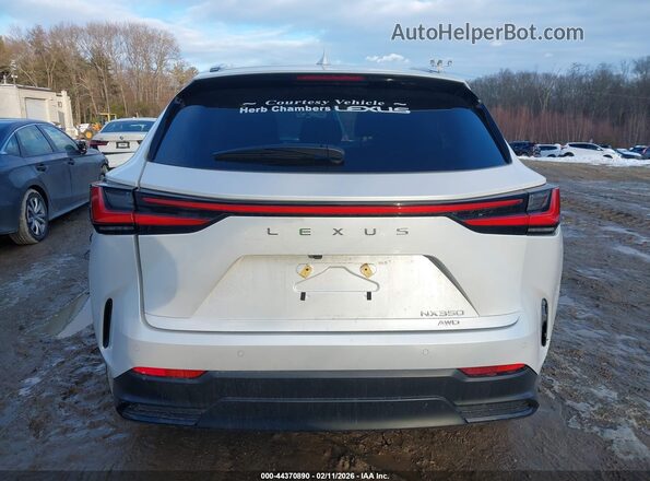 2T2GGCEZ7SC077861 2025 LEXUS NX 350 White 