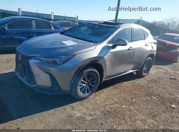 2T2GGCEZ8NC015499 2022 LEXUS NX 350 Gray Передня ліва чверть