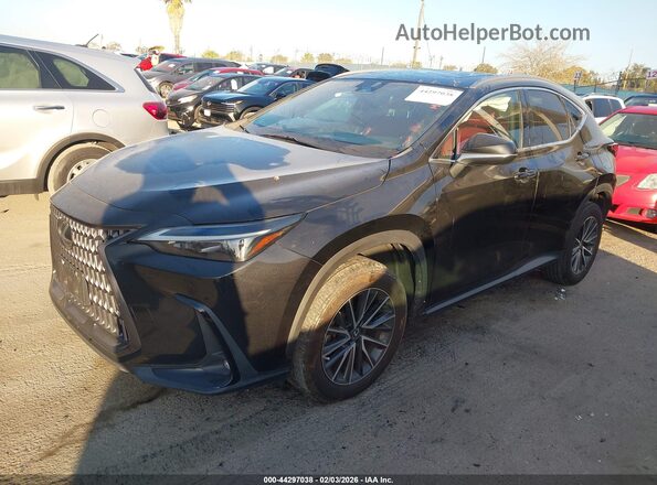 2T2GGCEZ9NC004270 2022 LEXUS NX 350 Black წინა მარცხენა ხედი სამი მეოთხედიდან