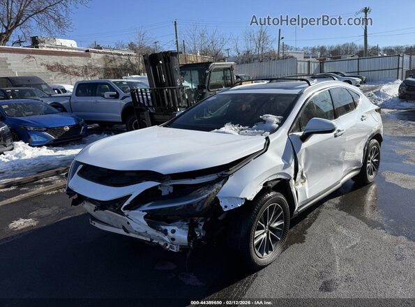 2T2GKCEZ2TC057694 2026 LEXUS NX 350H White წინა მარცხენა ხედი სამი მეოთხედიდან