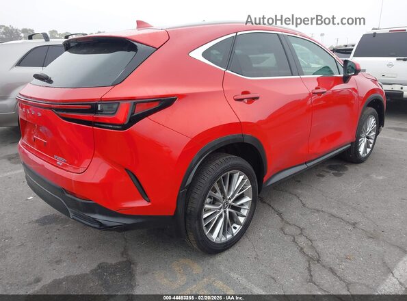 2T2GKCEZ4SC042046 2025 LEXUS NX 350H Red Tył prawy