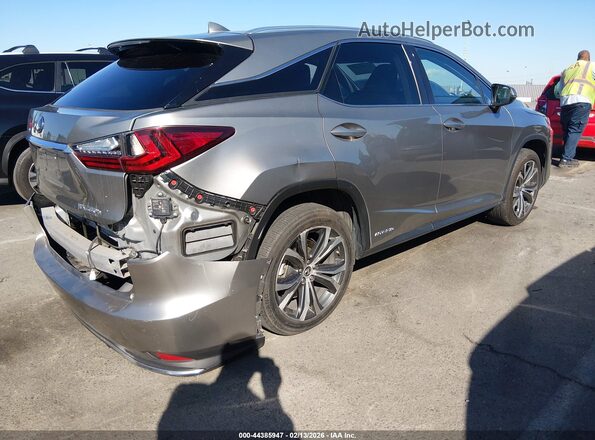 2T2HGMDA0MC066970 2021 LEXUS RX 450H Gray Rear right