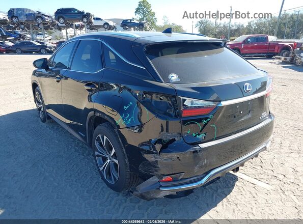 2T2HGMDA6LC044583 2020 LEXUS RX 450H Black წინა ხედი