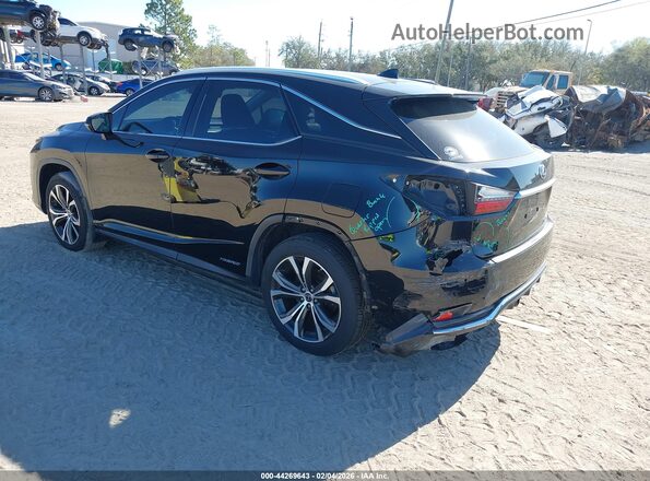 2T2HGMDA6LC044583 2020 LEXUS RX 450H Black უკანა მარცხენა