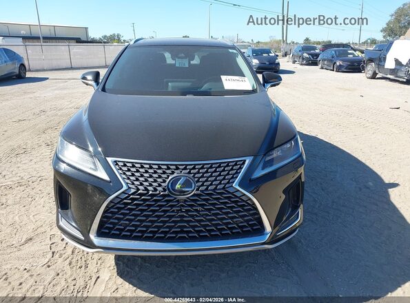 2T2HGMDA6LC044583 2020 LEXUS RX 450H Black ხელსაწყოთა პანელის ხედი