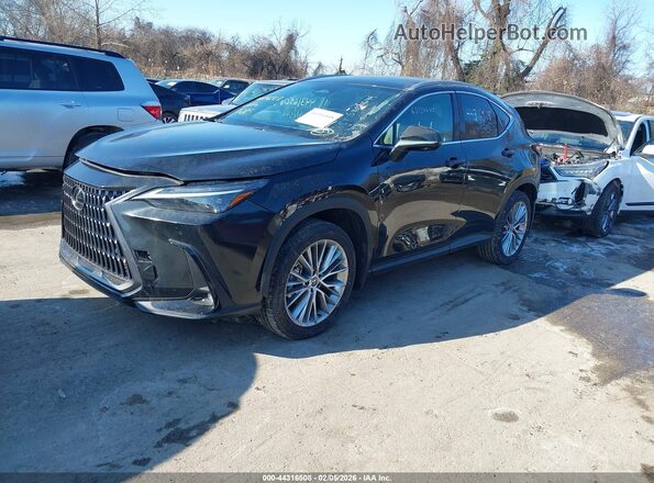 2T2HKCEZ2RC018424 2024 LEXUS NX 350H Black წინა მარცხენა ხედი სამი მეოთხედიდან