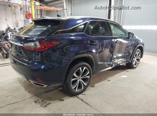 2T2HZMAA7NC249573 2022 LEXUS RX 350 Blue უკანა მარჯვენა