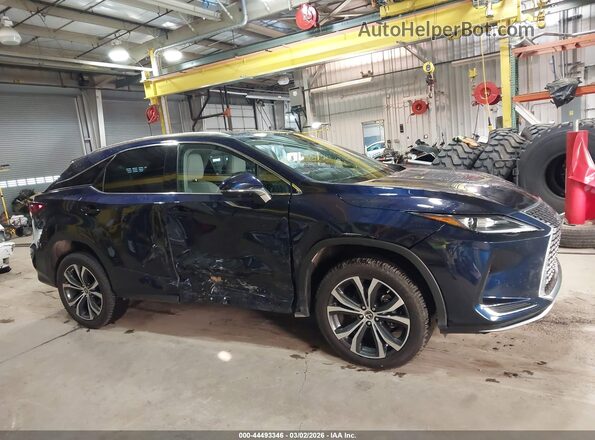 2T2HZMAA7NC249573 2022 LEXUS RX 350 Blue უკანა სალონის ხედი