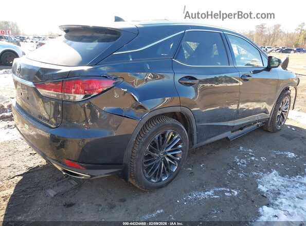 2T2HZMDA6NC318815 2022 LEXUS RX 350 Black Tył prawy