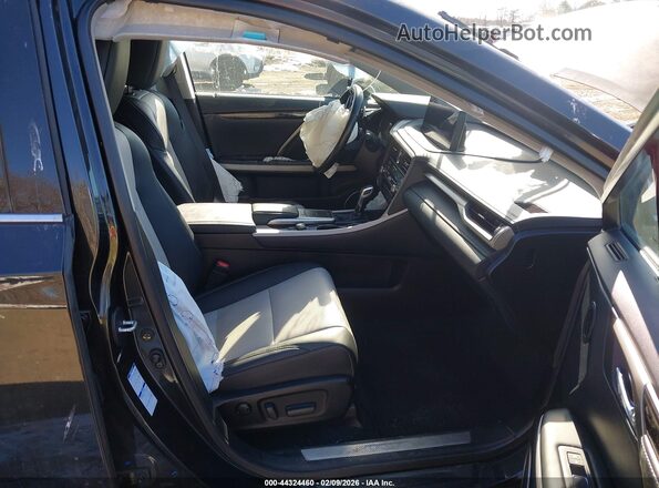 2T2HZMDA6NC318815 2022 LEXUS RX 350 Black Widok wnętrza z przodu