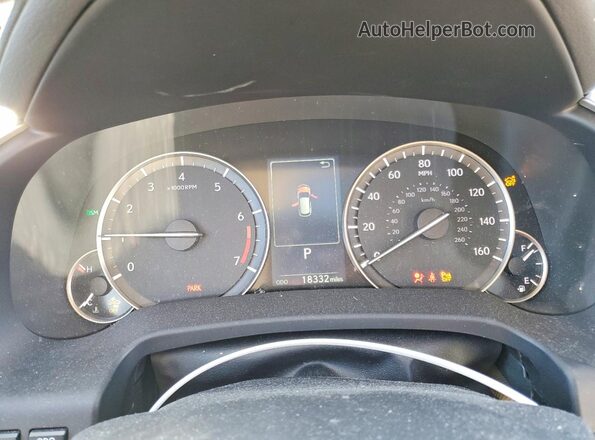 2T2HZMDA7NC353363 2022 LEXUS RC White Սարքավորումների վահանակի տեսք