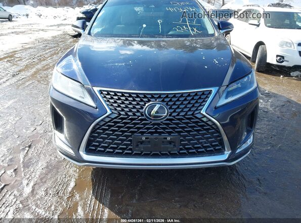2T2HZMDA7NC366386 2022 LEXUS RX 350 Blue Instrument cluster view