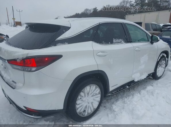2T2JGMDA0NC084209 2022 LEXUS RX 450H Белый Задняя правая четверть
