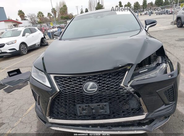 2T2SZMDA9LC219358 2020 LEXUS RX 350 Black Widok wnętrza z tyłu