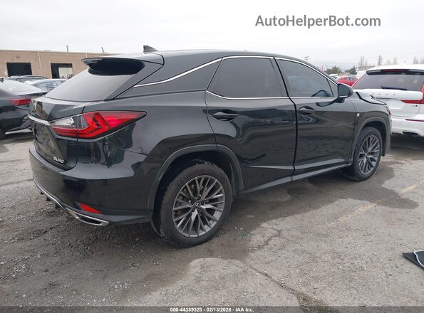 2T2SZMDA9LC219358 2020 LEXUS RX 350 Black Tył prawy