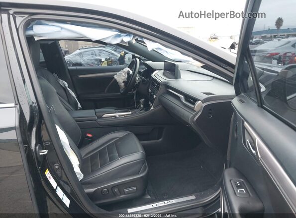 2T2SZMDA9LC219358 2020 LEXUS RX 350 Black Widok wnętrza z przodu