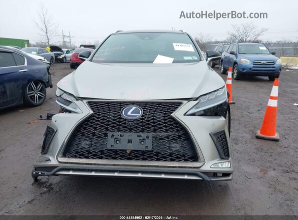 2T2YGMDAXLC051570 2020 LEXUS RX 450H Beige Вид щитка приладів