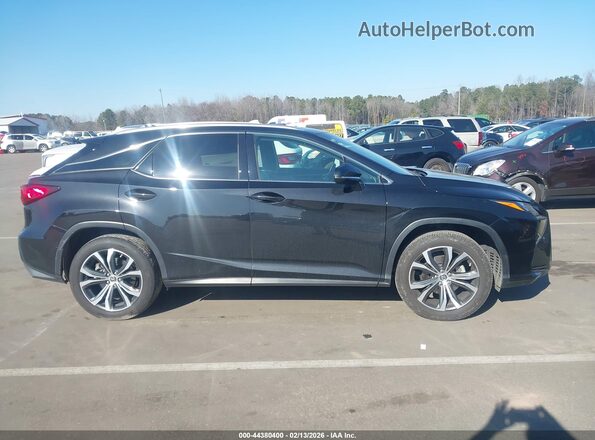 2T2ZZMCA2JC101813 2018 LEXUS RX 350 Black Widok wnętrza z tyłu