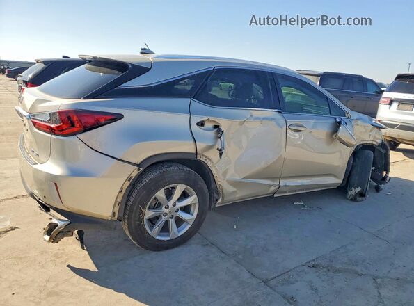 2T2ZZMCA3GC007965 2016 LEXUS RX Cream Trasero derecho