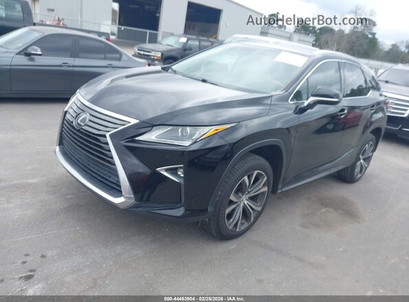 2T2ZZMCA3GC033045 2016 LEXUS RX 350 Black Առջևի ձախ երեք քառորդ տեսարան