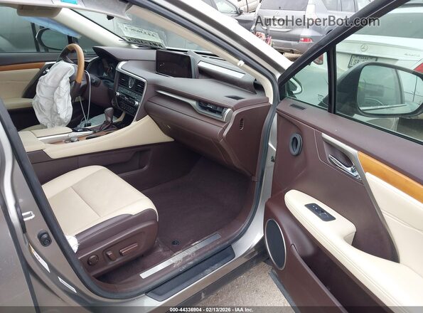 2T2ZZMCA3KC130903 2019 LEXUS RX 350 Tan Front interior view